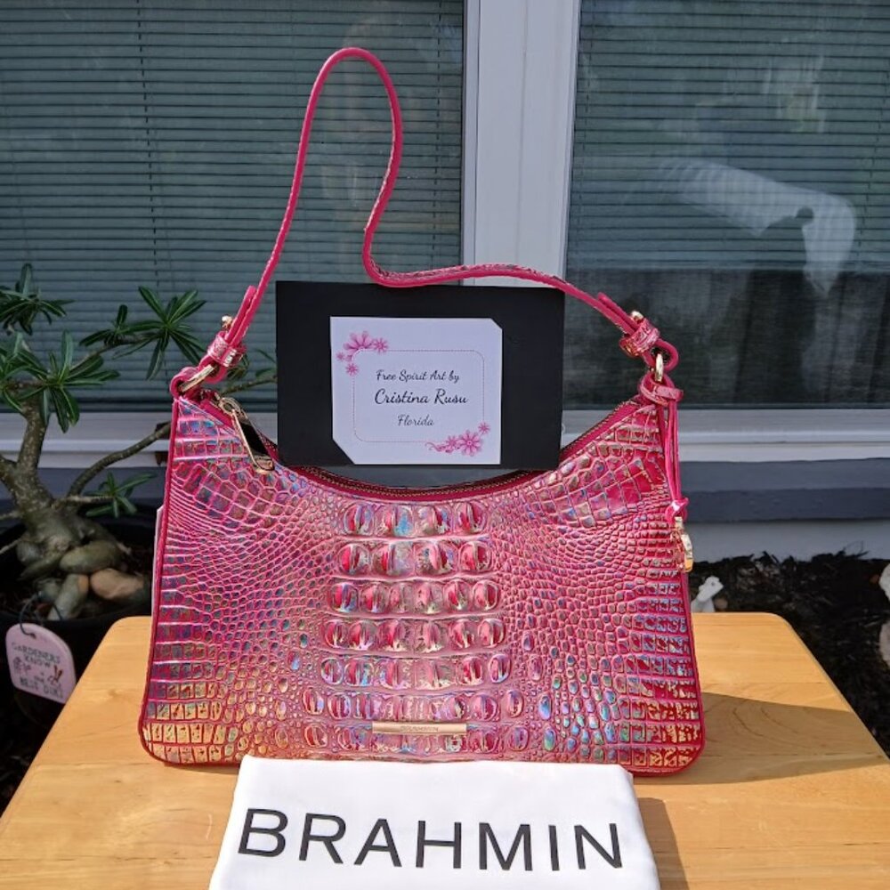 Brahmin Esme Magenta Wonderland NWT